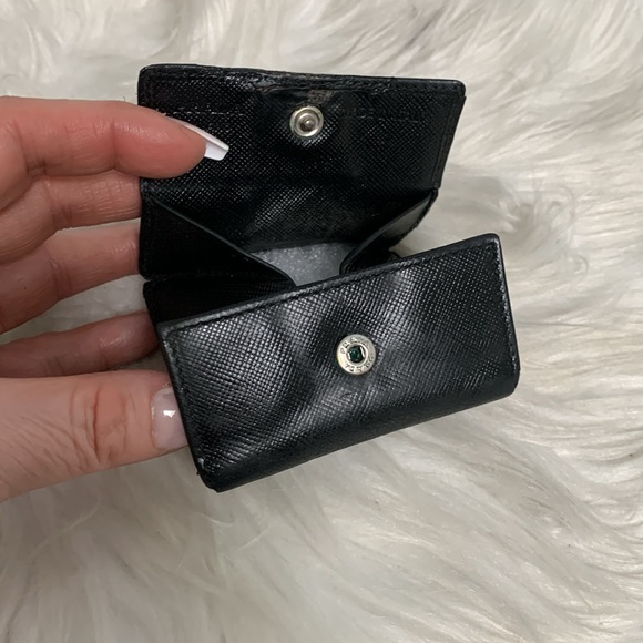 Authentic Prada vintage black leather coin pouch - Picture 7 of 17